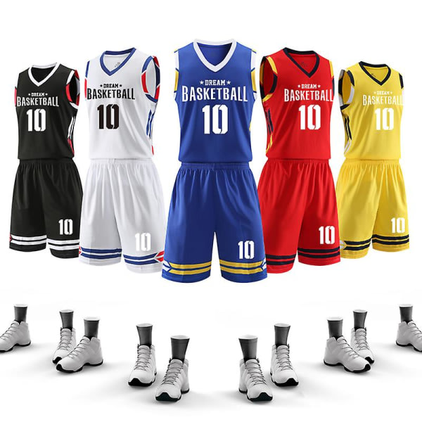 Baskettrøye for menn Custom Poylester Basketball Uniform zdq