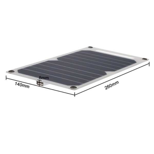 Solcellelader, bærbar tynn solcellepanel for mobilcamping