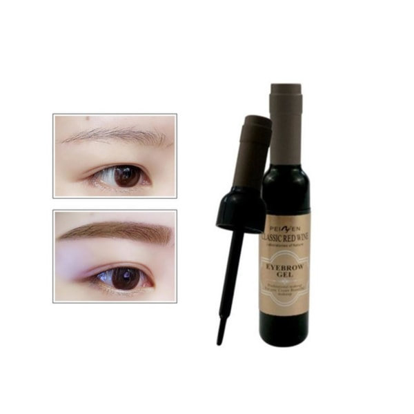 3 färger Ögonbrynsgelton Långvarig vattentät Peel Off Dye E 02 # Natural Brown 6ml