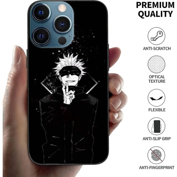 Japanskt animemönster phone case designat for Iphone 13 Pro Max case, anime Soft Tpu Stötsäkert kompatibelt med Iphone 13 Pro Max Protective null none