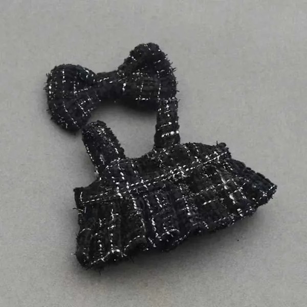 17CM Labubu Tøj dukkedragt (sendes tilfældigt) Tilbehør Designer kjolesæt DIY mini dukkedragt Pigegave