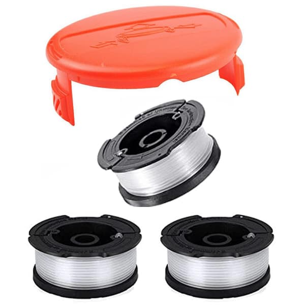 Til Black & Decker Reflex GL430S, GL430SC, GL530, GL540 spoler 3 spolekapsler 1 stk blå 3+1+1 sæt