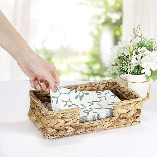 1 st 24*13*7cm rektangulär servetthållare, pappersservett