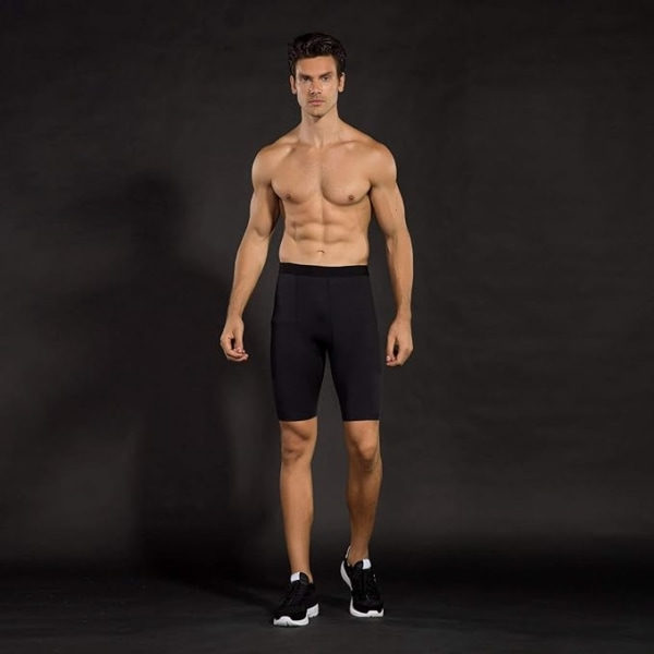 3 stk kompresjonsshorts for menn Løpesport korte tights M zdq