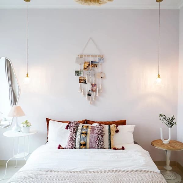 Hanging Photo Display Fringe Wall Decor Picture Organizer Boho