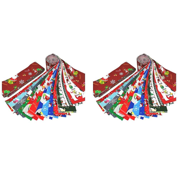40 mönster Jelly Roll Tyg, för quiltning, med olika mönster