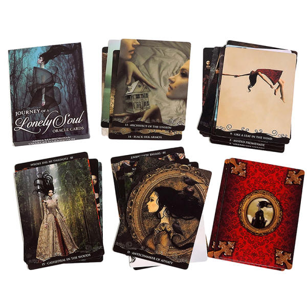 Reise for ensomme sjeler orakelkort tarot familiefest brettspill flerfarget en størrelse