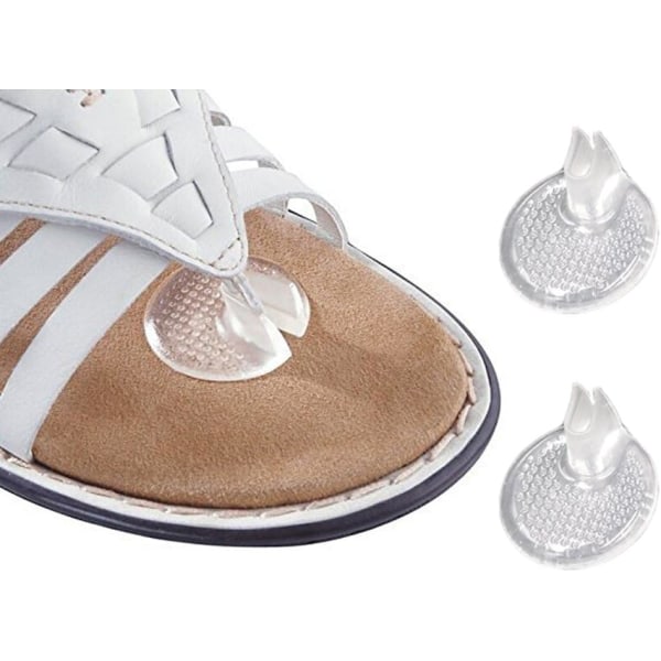 5 par halkfria silikon sandal tåskydd Kuddar sandal flip-flop tåskydd, klara