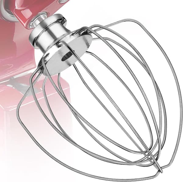 Stativmikser Visptilbehør i Stål, Erstatningsvisp i Rustfritt Stål for K45WW KitchenAid, For Baking av Egg, Krem og Kakedeig