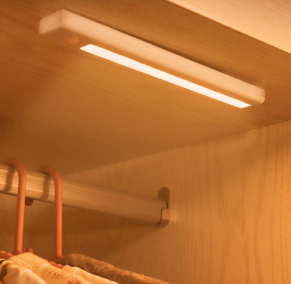 Skåpbelysning / Bänkbelysning, LED-ljusramp med rörelsesensor 3-pack_TF Varm vit