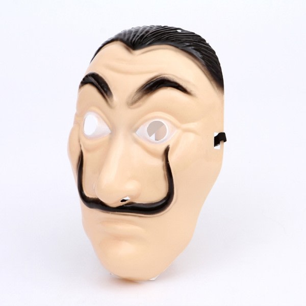 Film Salvador Dali Maske Film Huset av Papir La Casa De Papel Cosplay Tilbehør Halloween Masker zdq