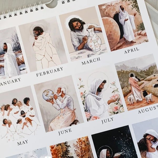 \"Detta är Kristus\" 2024 religiös konstkalender
