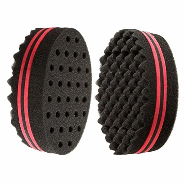 Svamp Hårborste Svamp Twist Wave Barber Verktyg