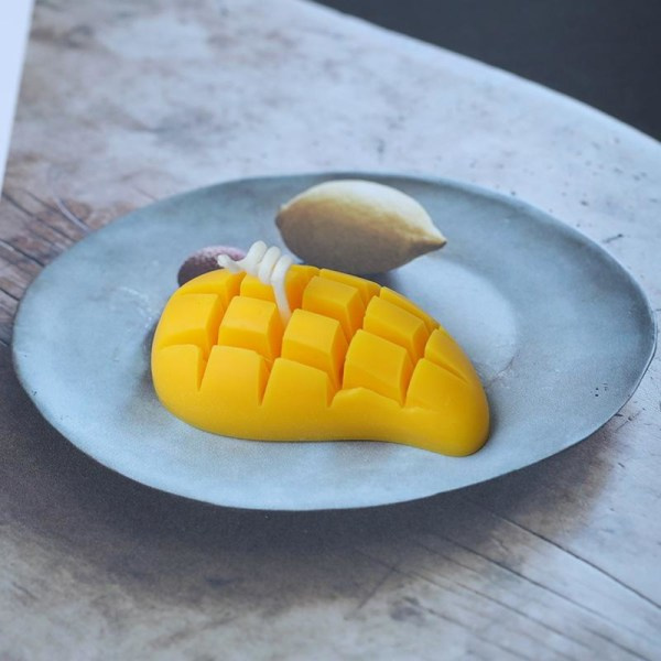 Ljusformar lys stearinlys DIY støbeforme i silikoneform MJ14 Mango