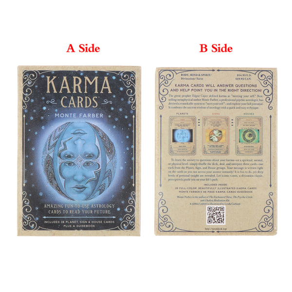 Karma Oracle Cards Tarotkort Familjefest Profetia Spådom Flerfärgad one size