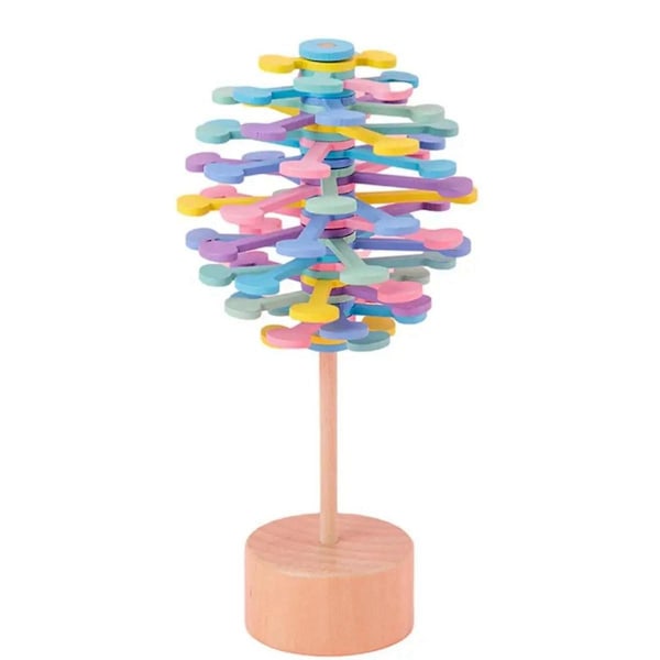 Tre Spin Lollipop Fidget Leke - Sensorisk Utdannings Dekompresjonsleke - Angst Stress Relief, a