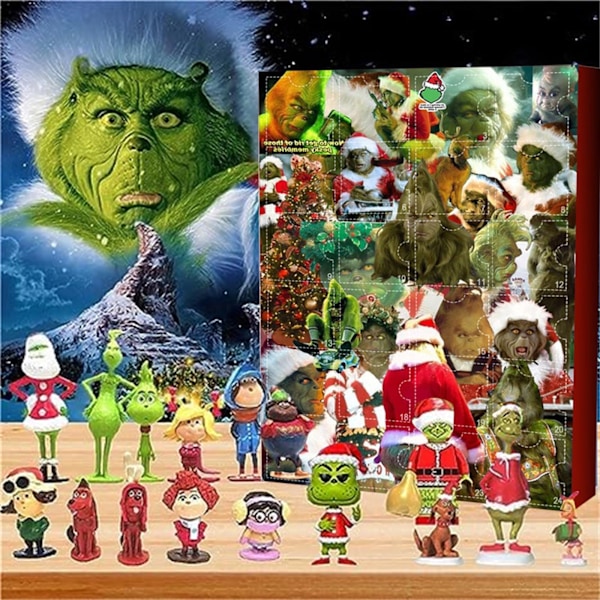 2023 Christmas Advent Calendar - 24 Gifts with Cute Figures and Toys