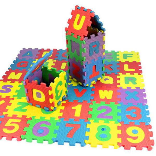Db 36 kpl numero aakkoset palapeli vaahto matematiikka opettavainen lelu lahja 10Set