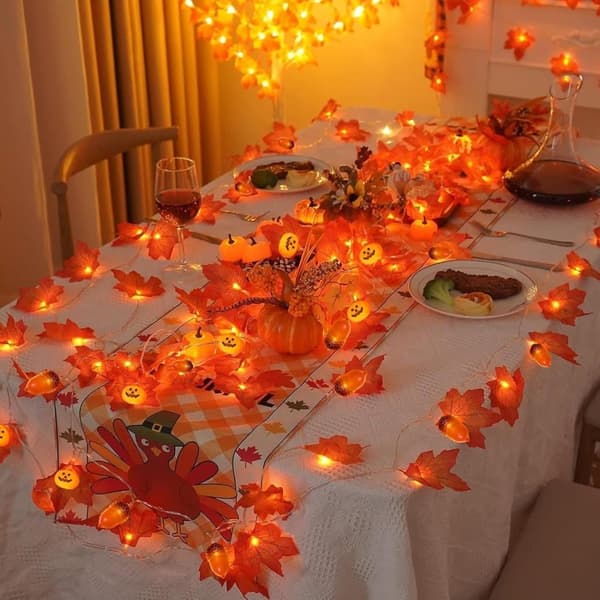Halloween Gresskarlys – 3m 20 LED, 2 Lysmoduser, Perfekt for Halloween & Festdekorasjon_TF_TF Style 4