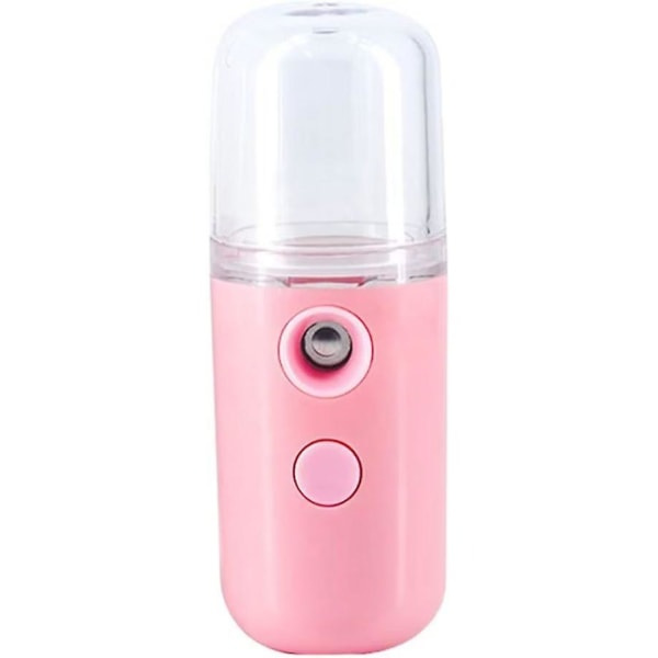 Ansiktsångare Bärbar Mini Face Mist Steamer Hand Face Steamer (4st, rosa) zdq