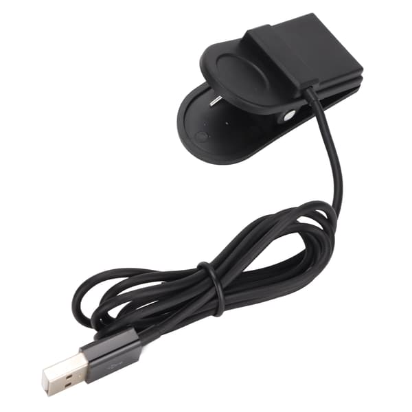 USB Smartwatch Oplader Ladekabel til Garmin Fenix Chronos Smartwatch Sort