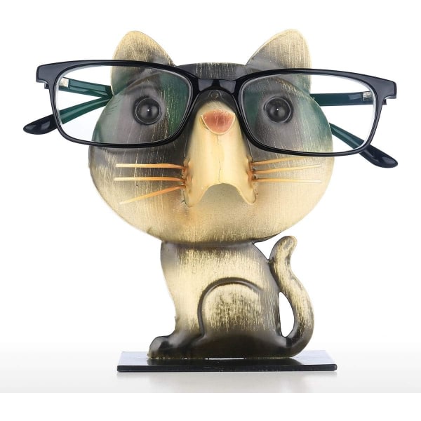 CDQ Hemmakontor skrivbord koristelu hantverk tecknad kattunge glasögon ram