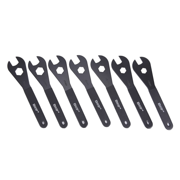 Cykelnøgle i kulstofstål til 13 mm 14 mm 15 mm 16 mm 17 mm 18 mm Sort 14mm