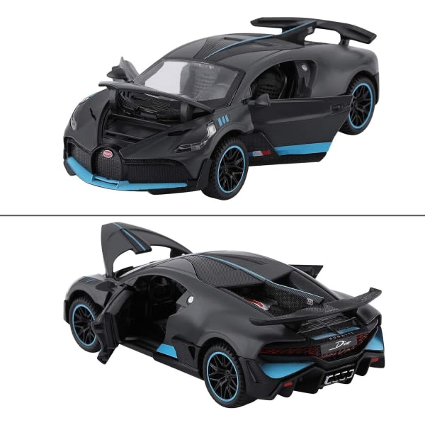 Bugatti Divo Diecast Car, Sinkkiseos Diecast Malli Toy Car Pull