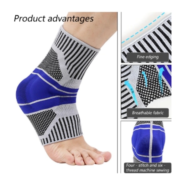 2 kpl Plantar Support Brace, Plantar Fasciitis -sukat