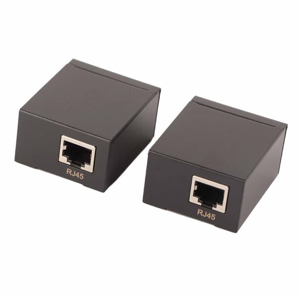 60M VGA RJ45 Extender Sender Mottaker CAT‑5 / 6 Ethernet-kabel