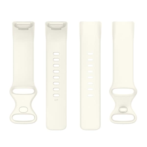 Fitbit Charge 6 / 5 ranneke TPU (S) Beige 15