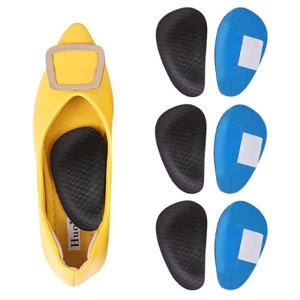 3 par vuxna fotvalvsstöd sport palm pads EVA inuti en