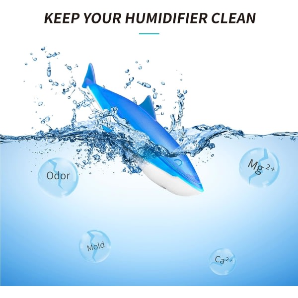 CDQ Rengøringsværktøj til vandtank akvarium rengøring af akvarium (haj + små fisk) 6 stykker
