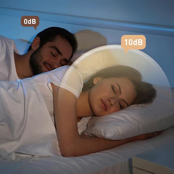 Høyttaler under pute, Bluetooth benledningshøyttaler med 11 hvit støy-lyder og timer for søvn, barn og sidesovere, grønn