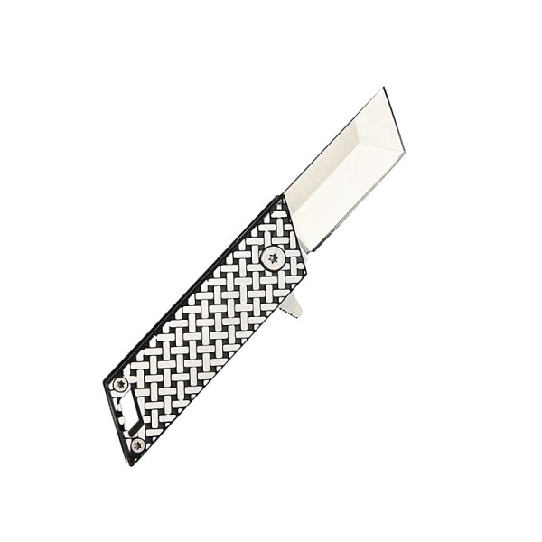 Mini lommekniv i rustfritt stål med nøkkelring - Folding Knife - Pakkeåpner - zdq