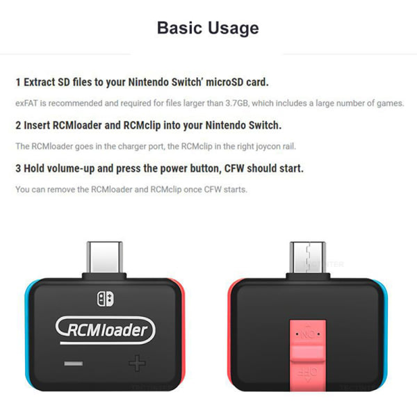 Switch RCM Loader Injektor RCM Loader Verktyg Dongle Kit F?r Ninte style1 onesize
