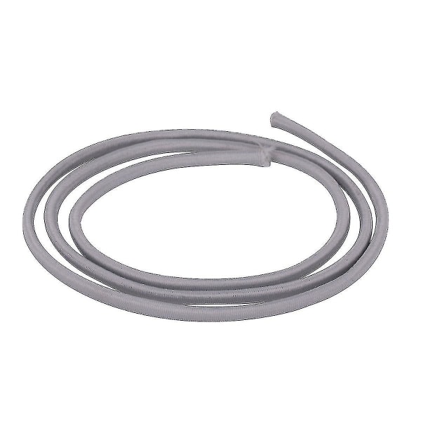 4 mm brett elastiskt band, rund elastisk sladd Grey 10m