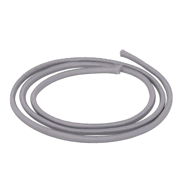 4 mm elastisk bånd, rund elastisk snor Grå 10m