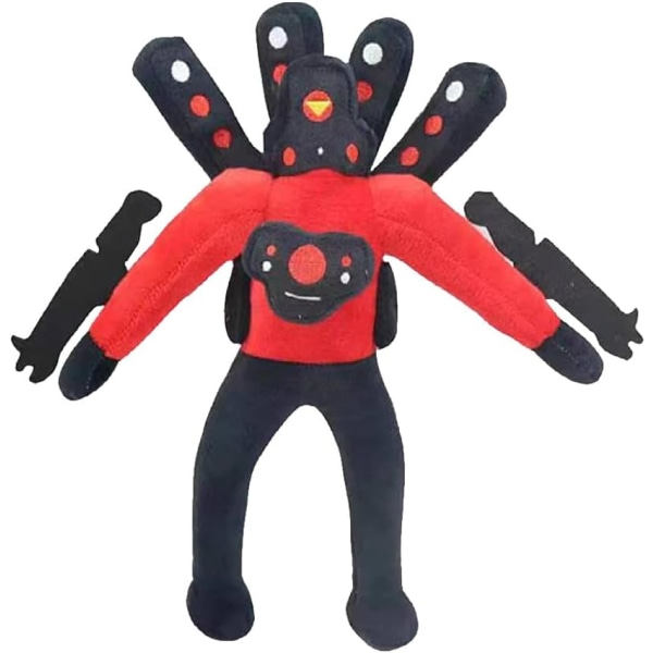 11,8\" Uppgraderad Titan Speakerman Plysch, Kraftfull Giant Skibidi Toalett Titan Speakerman Figurer Plyschleksaker, Monster Klädedjursdocka