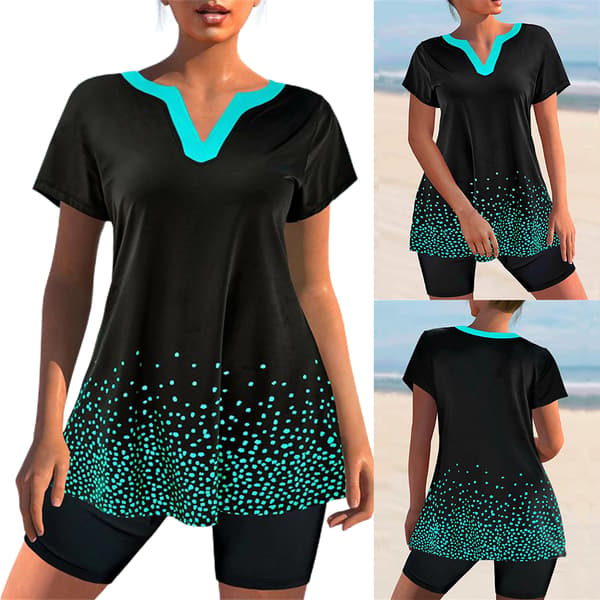 Tankini-set för damer & badbyxor Baddräkt Strandkläder M