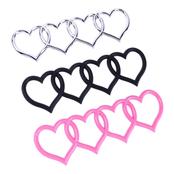 CDQ Love Heart Logo Bakre Trunk Tail Etikett Bildekal black