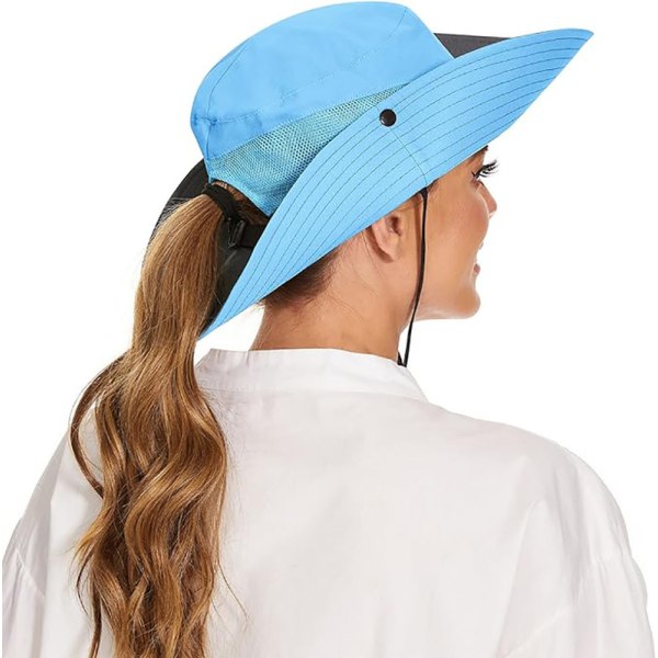 Solhatt herr dam UV-skydd 1 sommarmössa fiskehatt fiskehatt boonie fiskehatt blue