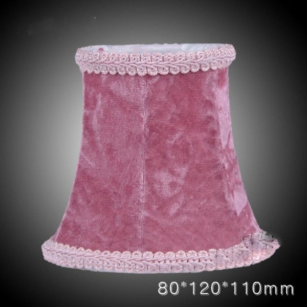 Lamptyg Clip Tyg Lampskærm ROSA pink pink