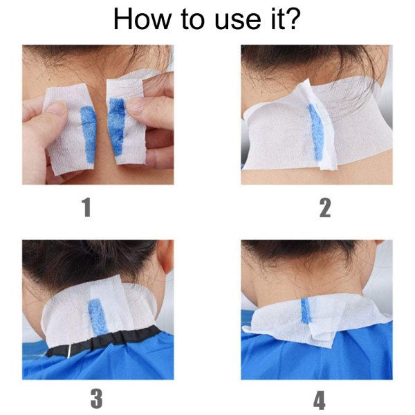 2 rullar frisörhalsband