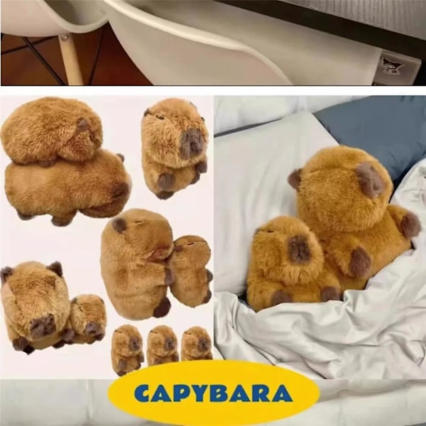 Simulering Capybara Plysjdukker Tegneserie Capybara Kosedyr Plysj Myke Leker Kreative Gaver