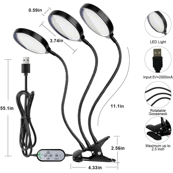 45W LED-kasvivalo 234st LED-aurinko täyden spektrin kasvivalo 45W 45W