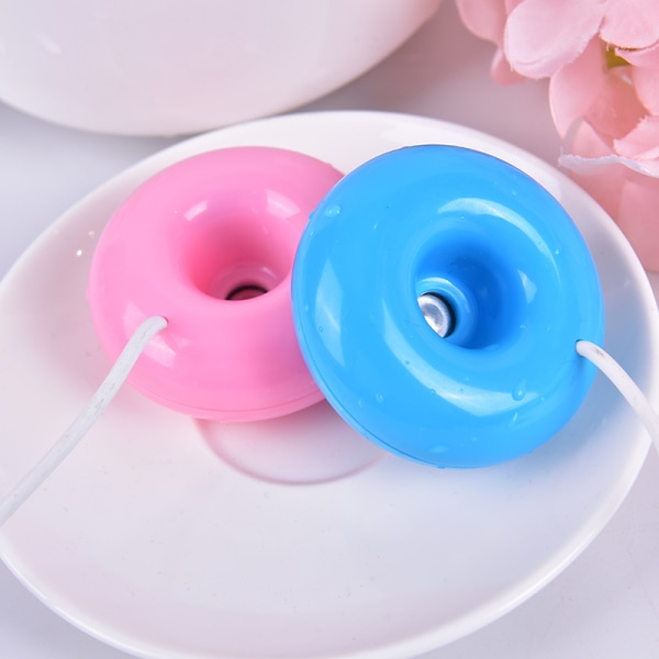 CDQ 1. Mini Bærbar Donuts Luftfugter USB Luftrenser Aroma Diff Hvid