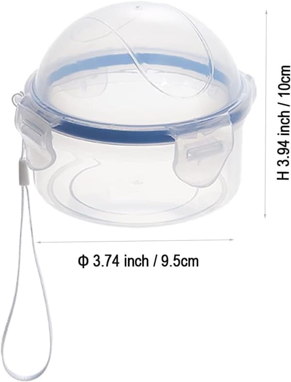 pieces - Fruit and Vegetable Storage Containers with Lids - Small Freezer Containers - Easy to Clean - Microwave Safe