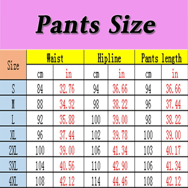 Mid midja avsmalnande Casual Sports Tapered Pencil Byxor Röd 3XL zdq