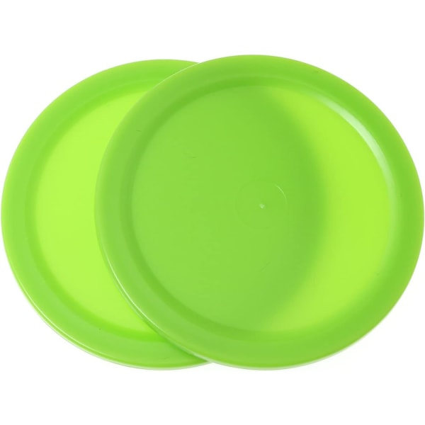 CDQ 4 kpl Air Hockey Puckit 2,5 tuumaa (2 kpl Punaisia + 2 kpl Vihreitä) Mini Jääkiekkopala Urheiluväline